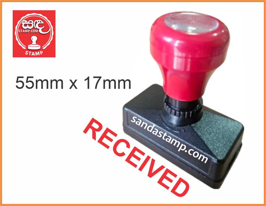 Pre Ink Stamp  (55mmx17mm)