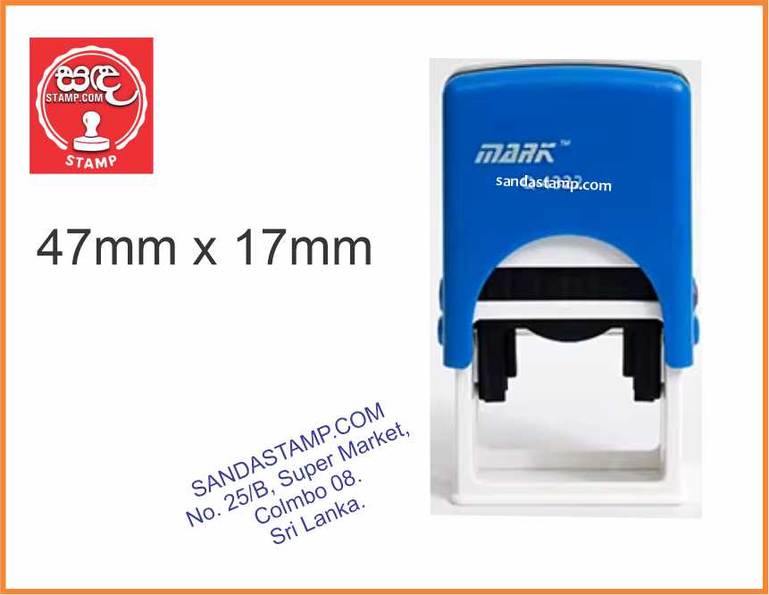 Pre Ink Box Type (47mmx17mm)