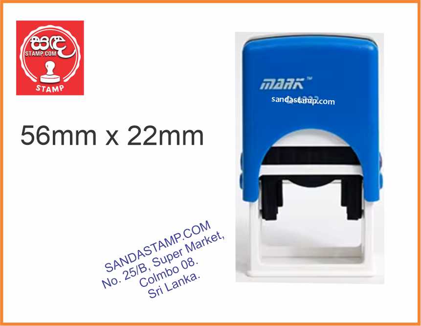 Pre Ink Box Type (56mmx22mm)