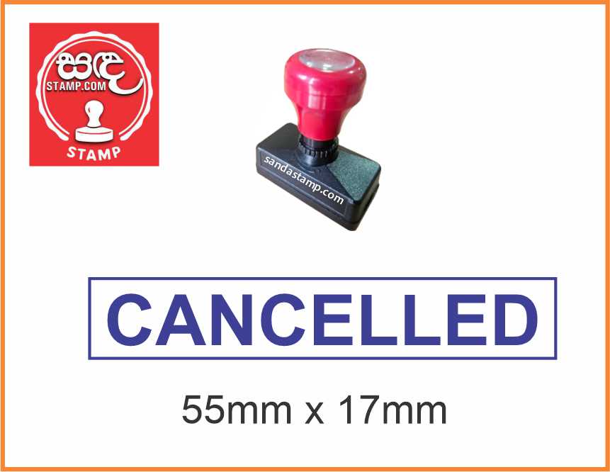 Pre Ink Stamp (Cancelled)