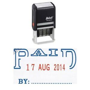 Date Stamp Waith Paid 